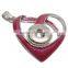 wholesale pendant lighting snap button pendant necklace with high quality