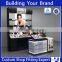 hot sale cosmetic top quality retail counter design for shop