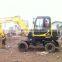 mini excavator for sale , used hyundai mini excavator 60w-7,high performance hydraulic excavator, wheel excavator