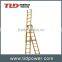 Fiberglass folding ladder