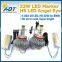 Newest 32W E92 H8 LED Angel Eyes, headlight bulbs Xenon White 7000k