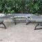 Metal outdoor long bench outdoor circle bench