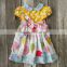 2016 newly arrival fun up in the clouds baby girls clothing parade girl cute dress