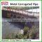 used in storm sewers,stream enclosures or bridges and bridge replancements galvanized corrugated plate pipes