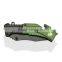 Pocket knife with Half serrated Blade outdoor rescue survival Army Pocket knife with Led light & glass breaker