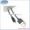 1m preminum braided 28awg micro sync charge cable,micro grey usb cable 28awg samung