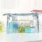 Durable PVC Cosmetic Bag,Zipper Cosmetic Pouch,Waterproof Toiletry Makeup Bag