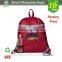 Custom cheap promotional non woven drawstring bag