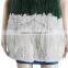 Women sheared rabbit fur and goat fur vest / women real fur vest/Stylish Long KZ150092