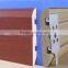 Customized wood baseboard for indoor floor