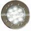 Factory sale high brightness AC/DC12V underwater recessed 12w stainless steel led pool light