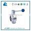 Sanitary Welded Type Butterfly Valve