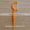 Orthodontic UHMWPE Dual End Flosser Two-String Floss Pick