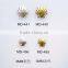 Brook recommendation metal slice 2014 wholesale bulk 2mm 3mm and 5mm 3D gold silver metal shell slice for nail art decoration