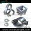 Cast in air cooling aluminum heater for extrusion line