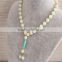 Hot design white color acrylic beads necklace, women necklace jewerly wholesale
