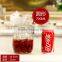 1L Recycled airtight Round shape glass jar with metal clip top lid for kitchen and food
