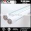 Clear cover single pin 5 years warranty 2400mm 36w T8 led tube