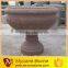 Chinese stone outdoor flower pot, stone flower planters