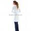Fashionable Designed White Hospital Doctor Lab Coat for Female China Manufacture Women Clinical Long Medical DOCTOR LAB COATS