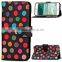 Stylish Leather Cover for Iphone 7 Plus, Book Stylish Polka Dots Case for Iphone 7 Wallet Bag With Stand