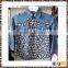 2015 Fashion 100%cotton High Quality Ptined Denim Girl Shirt