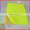 Custom A4 golden yellow self adhesive fluorescent sticker paper