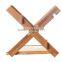 Two Layers Bamboo Dish Rack, Foldable, Compact Fold Size Dish Rack