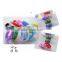 New design debossed embossed print color filled silicone finger ring