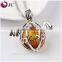 empty glass perfume bottle essential oil diffuser aroma locket pendant wholesale