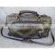 Black Pvc Leather Duffel Bag Carry-on Luggage Suitcase Bag