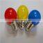 Colorful G45 PC led color lamp/christmas decoration light/led color bulb direct manufacturer
