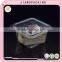 Plastic rectangular blister cupcake box with lid
