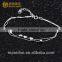 Wholesale silver bead bracelet for women, heart linked to heart bracelets