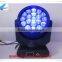 19 12W RGBW Big Bee Eye LED Beam Wash Moving Head light