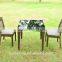 Fashion golden brown rattan/wicker furniture