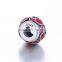 D171A GW 100% 925 silver antique charm,red enamel beads for sale
