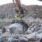 25mm/ 1" inch pin excavator hydraulic rotating/rotatory grapple/gripper