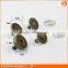 Total 5mm thick round silver magnetic snap button for bag and purse