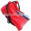 New design sartorial double piled soft red and grey minky car seat cover