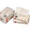 Tranlin Natural Unbleached Virgin Pulp Wheat Straw Facial Tissue