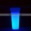 plastic solar led flower pot light stand design high quality