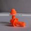 Tree shape earplugs with cord High quality Silicone Earplug