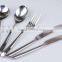 wholesale stainless steel dinnerware set with gold plating