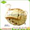Wholesale Eco - friendly Handmade Durable Brown Wicker Bread Fruit Basket with Cover
