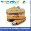 Newest present wooden box bulk general u-disk pen usb flash drive