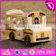 2017 New design toddlers go sightseeing wooden bus toys W04A340