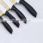 Black Handle Ceramic Kitchen Knives Set