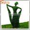 2015 Wholesale customized plastic animals graden decoration topiary plant for decor