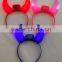 LED flashing headband crown headwear for birthday party decoration luminous head hoop kids light